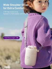 Philips Avent Children's Water Bottle, 316 Stainless Steel Insulated Cup, Straw Cups For Toddlers 1-3, Six Layer Insulation, 360 Degree Leak Proof, With Adjustable Strap, Keeps Drinks Warm Or Cold - Multicolor - View 9