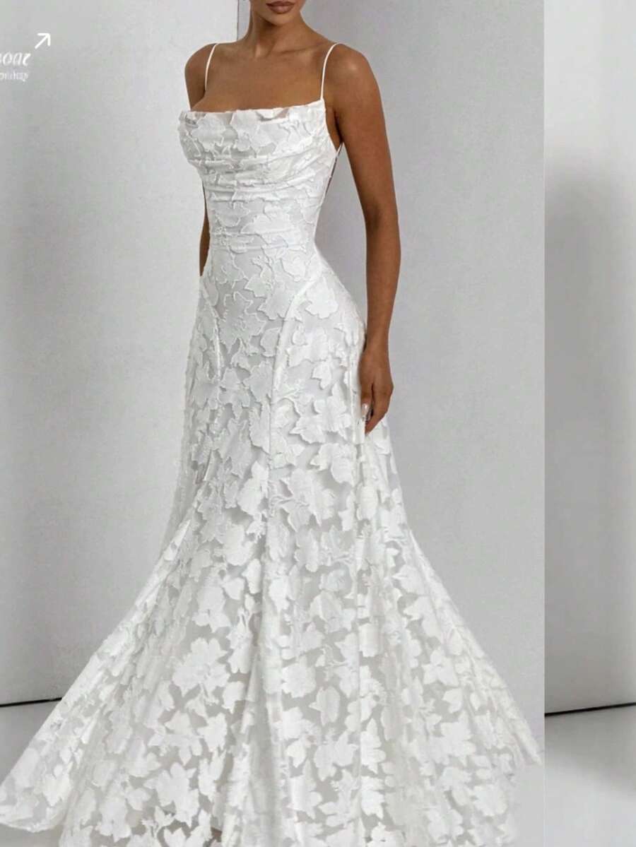 Women's New Style Cocktail Dress, Fashionable And Versatile, Elegant And Stylish, Party Dress, Sexy Strapless Dress - trắng - Xem 1