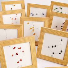 1PC Natural Healing Health Energy Gem The Zodiac Seven Chakra Photo Frame Home Decoration Desktop Decoration Gift - 4-inch Zodiac Photo Frame - View 6