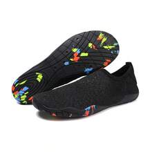 Women's Water Shoes, Quick Dry Barefoot Aqua Shoes - Breathable & Lightweight, All Season Swimming, Beach, Hiking, Indoor Fitness And Volleyball Fabric, Rubber Sole, Water Shoes - Black - View 20