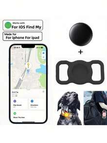 1 buah Pelacak GPS Pintar Anti-Hilang - Bersertifikasi MFi, Pelacakan Waktu Nyata, Tidak Perlu Instalasi, Cocok untuk Hewan Peliharaan, Tas, Koper, Sepeda, Mobil, Kompatibel dengan Aplikasi "Temukan Saya", Anti-Hilang Tanpa Khawatir - Hitam - View 13