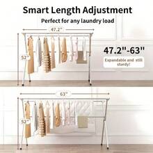Drying Rack - Silver With Four Universal Wheels - View 3