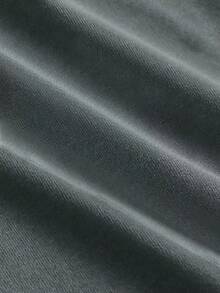 Bộ đồ thường ngày 2 món cho bé gái - Áo thun cổ tròn in họa tiết dáng rộng và quần short thoải mái, thích hợp mặc hàng ngày, đi học, đi nghỉ mát, hoạt động ngoài trời cùng gia đình, dã ngoại mùa xuân và nhiều dịp khác. - Xám - Xem 3