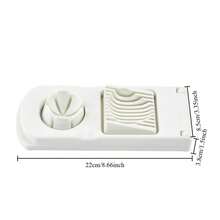 1件装二合一多功能切蛋器 - 多功能手动切蛋器，带不锈钢丝，可切蛋、切水果，厨房工具，适用于煮鸡蛋 - 彩色 - 查看 6