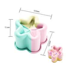 Non-Stick Silicone Baking Molds, Square, Star, Heart, Flower Cake Molds, Suitable For Pudding, Mousse, Chocolate, Jelly, Pancake, Bread, Cheesecake And Other Baking, Can Be Used As Fancy Cake And Pastry Molds, Valentine's Day Party, Home Decor, Home Gifts - SKU Image Color - View 17