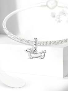 1pc Cute Pet Dog Beaded Accessory, Suitable For DIY Jewelry Making Like Bracelets, Necklaces, Bangles, Great Gift For Women And Girls - Dachshund - View 3