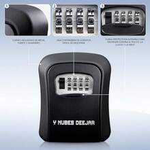 2 Paquetes Caja para llavesCaja, Fuerte De Almacenamiento De Llaves Montada En La Pared, Fcil de Usar e Instalar, Oficina, Garaje, apartamento de Almacenamiento de Llaves de, Todo de Metal - como se muestra en la figura - Ver 8