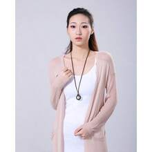 ANNA Genuine Leather Necklace Cool Punk Rock Jewelry Choker Pendant Necklace - plateado - Ver 5