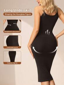 女士吊带紧身连衣裙，显瘦塑形