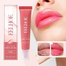 15g Aceite Labial Hidratante Rosa, Ingredientes Suaves y Humectación Profunda, Cuidado Labial Tierno y Fresco, Ideal para Labios Secos y Agrietados - Rosa - Ver 10