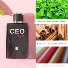 100ml 3.4FL.Oz CEO Men's Fragrance Spray Perfume, Strong Fragrance, Lasting Fragrance, Cologne Fragrance, Wooden Tone, A Must For Dating And Work, Gift For Boyfriend, Boy Attraction, Magic Tool - Fragrance - View 5