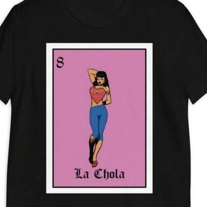 LA CHOLA, LOTERIA Short-Sve Uni T-Shirt