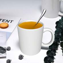 1pc Halloween Theme Ceramic Mug Mug Coffee Cup Tea Cup 11oz And 15oz Halloween Frozen Season Pattern Best Halloween Holiday Friends And Family High Temperature Resistant Washable Halloween Decoration - 黑色4 - 查看 3