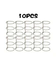 2个金属活页夹环，日历圆环，适用于笔记本、相册、剪贴簿夹子，可爱配件，返校季，学习用品