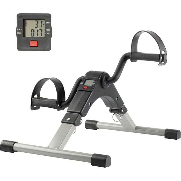 Wakeman Fitness - Colección portátil de máquinas de fitness estacionarias para debajo del computadora, máquina de pedal de ejercicio para brazos, piernas, terapia física o quemaduras de calorías