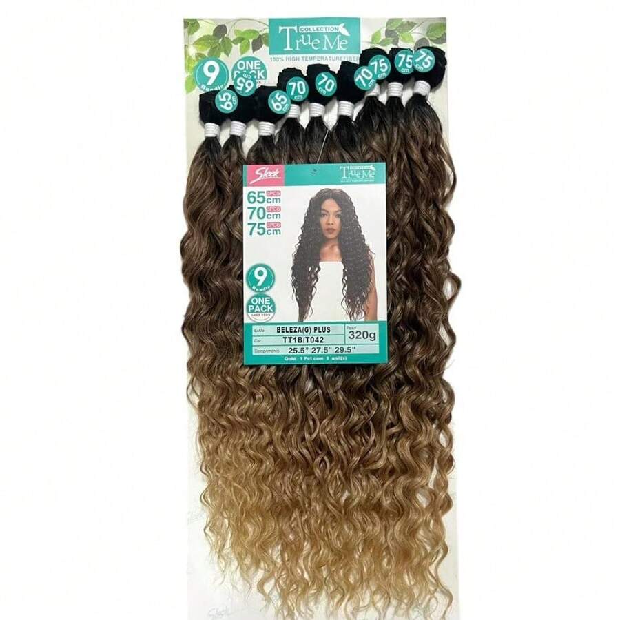 Cabelo Orgânico Cacheado - Beleza G Plus sleek - 320g - TT1B/T042 - Visão 1