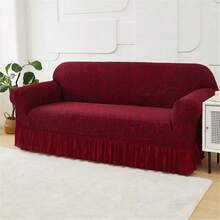 1件装防滑泡泡雪纺沙发套，适用于1/2/3/4座沙发，全包覆式秋冬季沙发套，可拆卸 - 1座：适合沙发长度90-125厘米（35-49英寸）/ 2座：适合沙发长度145-170厘米（57-67英寸）/ 3座：适合沙发长度190-210厘米（74-83英寸）/ 4座：适合沙发长度235-280厘米（92-110英寸）