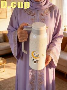 1个1500毫升节日祝福月亮灯笼双层不锈钢真空保温杯，可作咖啡壶、茶壶、水壶、杯子、咖啡杯、茶杯、保温杯，304不锈钢材质，适用于办公室、家庭、户外、餐厅、聚会等场合，是节日礼物、生日礼物、母亲节礼物、情人节礼物的理想之选。 - 彩色 - 查看 11