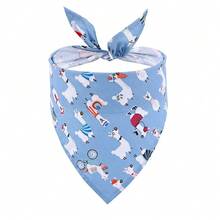 Khăn quàng cổ cho chó in hình trái cây mùa xuân/hè, khăn tam giác mềm mại, phụ kiện cho thú cưng, đồ dùng cho thú cưng phổ biến - Nhiều màu - Xem 12