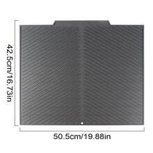 Silicone Drain Mat, Foldable Quick-Drying Non-Slip Drain Board Mat, Foldable Drain Rack Mat, Heat-Resistant Kitchen Countertop Mat, Non-Slip Kitchen Mat For Sink, Natural And Hygienic, Essential For Home Kitchen, Part Of Your Cozy Autumn/Winter And Christmas Decor. - Multicolor - View 20