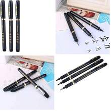 3 piezas de caligrafa japonesa china Shodo Brush Ink Pen Writing Drawing Craft para papelera escolar de MAVIS LAVEN - como se muestra en la figura - Ver 1