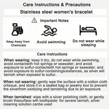 1条时尚简约不锈钢交叉手链，适合女士日常佩戴