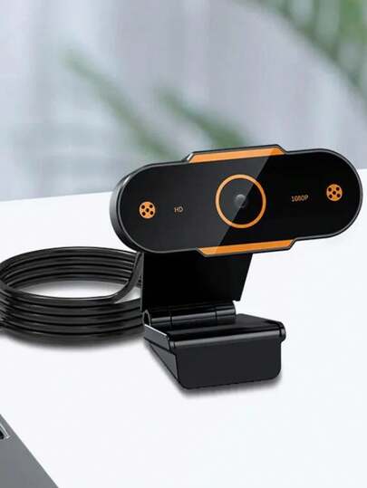 Cámara web con micrófono, cámara web USB HD 1080P, adecuada para computadoras y portátiles, gran ángulo de 110°, con cubierta de privacidad, cámara web portátil de transmisión en vivo con reducción de ruido, plug and play.