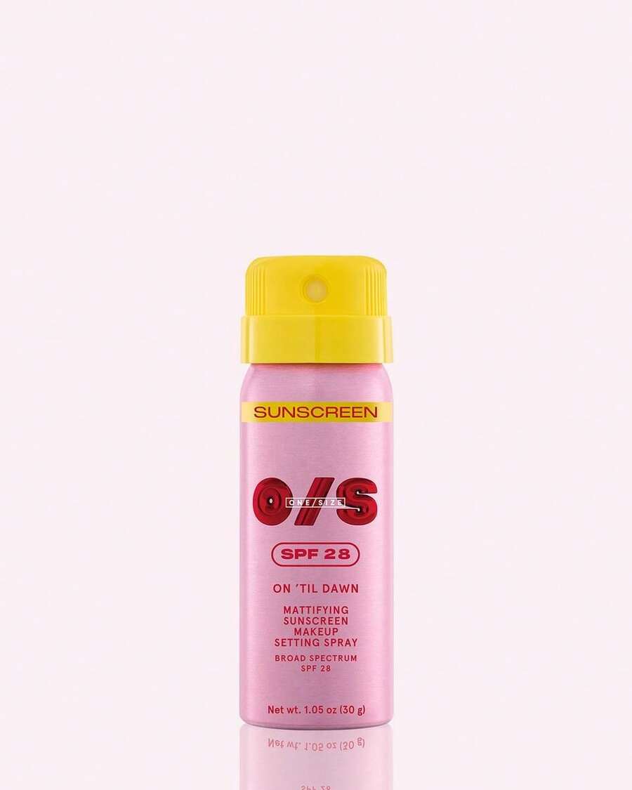 ONE/SIZE On 'Til Dawn Mattifying Sunscreen Makeup Setting Spray SPF 28 Travel Size 1.05 Oz - Sets Makeup For 16hrs, Sweat Resistant, Water Resistant, Easy To Reapply - 1.05盎司/30毫升 - 查看 1