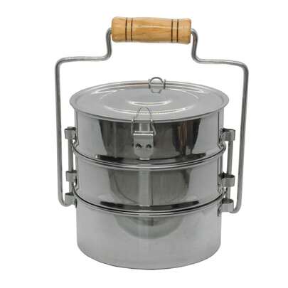 Jogo Marmitas Em Aluminio Reforçado Kit Com 3 Marmita N 16 cm