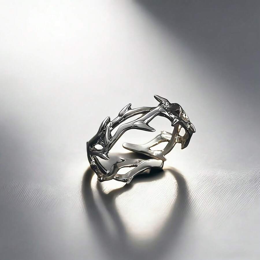 An Adjustable Ring - Stylish And Unique Design, Luxurious Alloy Fashion Piece, Inspired By Vintage Style - 金色 - 查看 1