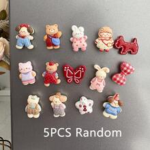 Cartoon Character Resin Fridge Magnets - Adorable Animal Magnetic Stickers,Decorative Magnets, Creative Home & Kitchen Sticker Gift,Realistic 3D Kitchen Decoration, Kitchen, Office Whiteboard, Dishwasher, Resin Refrigerator Magnets - Multicolor - View 12