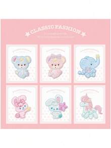 1pc Plush Bear Embroidered Patch, DIY Decorative Fashion Adhesive Sticker