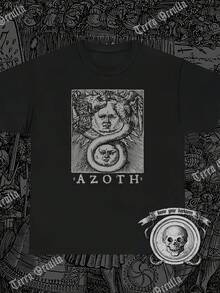 Azoth Shirt, As Above So Below, Solve Et Coagula, Alchemy - Style 6 - View 1
