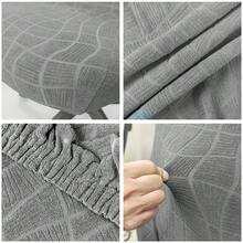 6 Pzas cubiertas de silla resistentes a salpicaduras en unicolor,Elástica Protectora De Silla Comedor Removible.cubierta moderna para silla de comedor de poliéster elástico, La cubierta de la silla es adecuada para la mayoría de las sillas, y la tela de alta elasticidad puede adaptarse a su silla muy bien y hacer que su silla se vea más fresca.  La cubierta de la silla de comedor puede transformar su vieja silla en una nueva, actualizar su decoración interior, extender la vida útil de la silla y ahorrar su dinero. Las fundas decorativas para sillas se pueden utilizar en salones, banquetes de boda, hoteles, conferencias, celebraciones, ceremonias, restaurantes, etc.todas las estaciones. - Gris claro gris claro - Ver 7