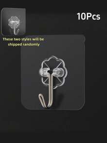 100个透明强力粘钩，无需钻孔，适用于衣物、厨具、厨房和浴室。 - 預設 - 查看 13