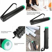 Tubo de pster para documentos, tubo de dibujo telescpico de 19,3 a 43,3 pulgadas, tubo de almacenamiento de plstico engrosado con correa ajustable para almacenar pintura, planos, dibujos, etc. - como se muestra en la figura - Ver 1