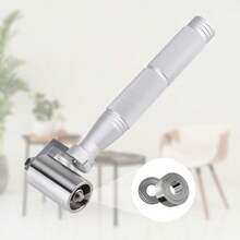 40 mm de Wallpaper Seam Roller Tool de acero inoxidable Herramienta de Placa de Rodillo de Mano DIY Rodillo de Costura de Borde de Papelde - como en la foto - Ver 2