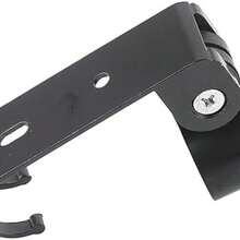 Soporte de cabezal de ducha de bao montado en la pared de acero inoxidable ajustable de aluminio Black Space - como se muestra en la figura - Ver 9