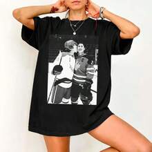 Hollanov Shirt, Hudson Williams Connor Storrie Shirt, Heated Rivalry Inspired T-Shirt - 黑色 - 查看 1