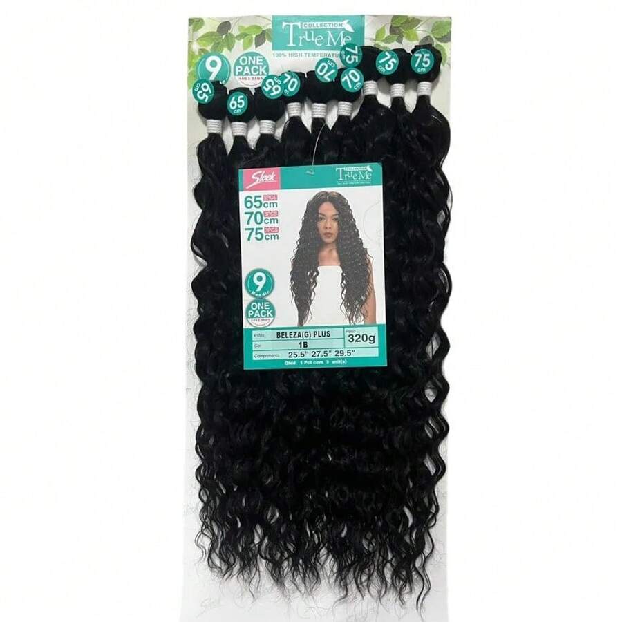 Organic Curly Hair - Beauty G Plus Sleek - 320g - 1B - View 1