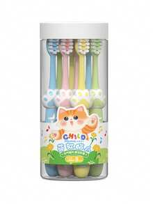 8pcs Kids Toothbrush Set, Children Toothbrush, Soft Bristle Toothbrush