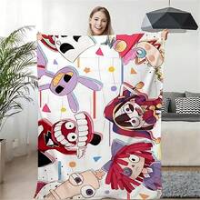 Flannel Throw Blanket,A-Amazing D-Digital Anime Circus Cozy Super Soft Flannel Blanket, Funny Game Theme Warm Throw Blanket For Living Room, Home Decor, Cozy Soft Flannel Blanket & Suitable For Birthday Anniversaries, Valentine's Day, Thanksgiving, Christmas, Halloween, Wedding, New Year Gifts Provide Personalized Ideal Gifts For Her, Him, Family Members, Boyfriends, Girlfriends, Fathers, Family Members, Mothers, Lovers, Daughters, Sons, Grandfathers, Grandmothers, Friends, Classmates And Pets. Sofa, Bed, Car, Bedroom, Living Room, Office, Outdoor Camping, Beach, Wall Decoration, Bedroom Decor,  Halloween Blanket, Fall Decor, Fall Decorations For Home, Christmas Party Theme Blanket, Christmas Decor, Office Decoration - multicolour 26 - 查看 8