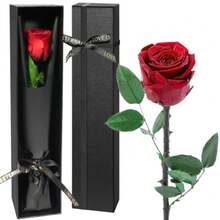 CYPNFlores Rosa Eterna Rojo Regalos para Novia y Mama Ramo de Flor Eterna 12.4 In Regalos de Navidad Día de la Madre y San Valentín para Mujeres Madres Abuelas Esposas Novias y AmantesFashion - 224380653 - Ver 2