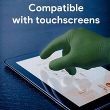 Mil Nitrile Gloves Heavy Duty Mechanic Gloves, with Diamond Grip Powder and Latex Free Disposable Gloves - M100 - Ver 5