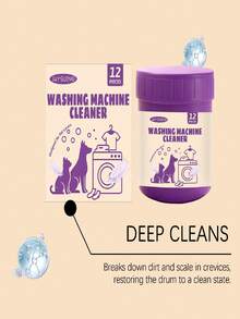 JAYSUING 洗衣机洗涤剂和洗碗机清洁套装，深度清洁、除垢、除臭，适用于大型家电，清洁洗衣机滚筒，去除污渍、残留物和异味，留下怡人清香。是馈赠亲友、情人节、开斋节、派对和各种场合的绝佳礼物。