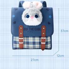 Disney Mochila escolar con licencia oficial de Zootopia, nueva mochila de viaje ligera de estilo británico para exteriores - A - Ver 8