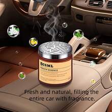 1个装汽车固体香氛，持久留香，可放置于杯架，为您的爱车营造清新迷人的氛围。适用于汽车空气清新和家居除臭。多种香型可选。女士汽车配件，汽车装饰。也适用于卧室、衣橱、浴室。 - A - 查看 6