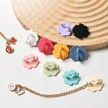 10个心形花朵手机支架，硅胶粘性手机支架，适用于所有智能手机，手机挂饰挂钩粘性指环支架，适用于手机壳、平板电脑、杯子等DIY配件，多种颜色可选，兼容、安卓手机，生日礼物，送给家人、朋友的礼物，浴室手机配件粘性支架 - Default - 查看 3