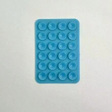 1pc 24pcs Silicone Single-Sided Suction Cup With Adhesive Backing, Multi-Function Phone Suction Cup, Can Be Attached To Wall, Desk, Glass, Serving As Phone Stand, Tablet Holder, Suitable For Car, Leisure, Office - Multicolor - View 9