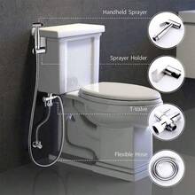 Luxury Handheld Bidet Toilet Jet Spray Muslim Hygienic Shattaf Douche Shower Kit - default - View 6